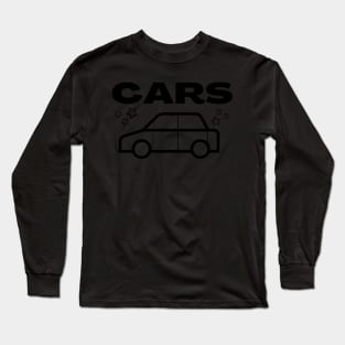 Cars sticker label Long Sleeve T-Shirt